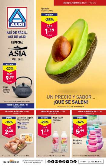 Folleto actual Aldi - 17/01/24 - 23/01/24.