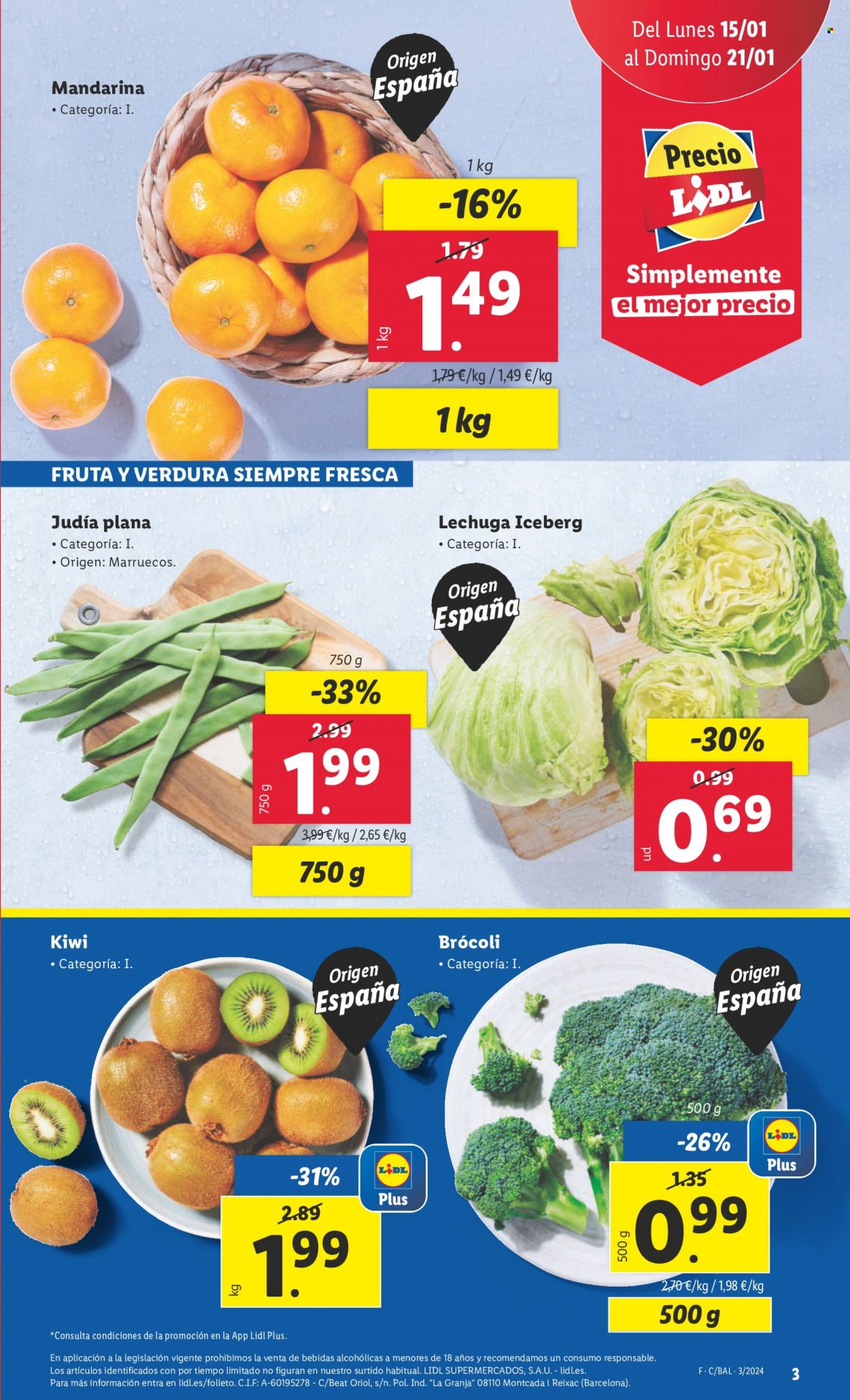 Folleto Lidl - 15/01/24 - 21/01/24. Página 3
