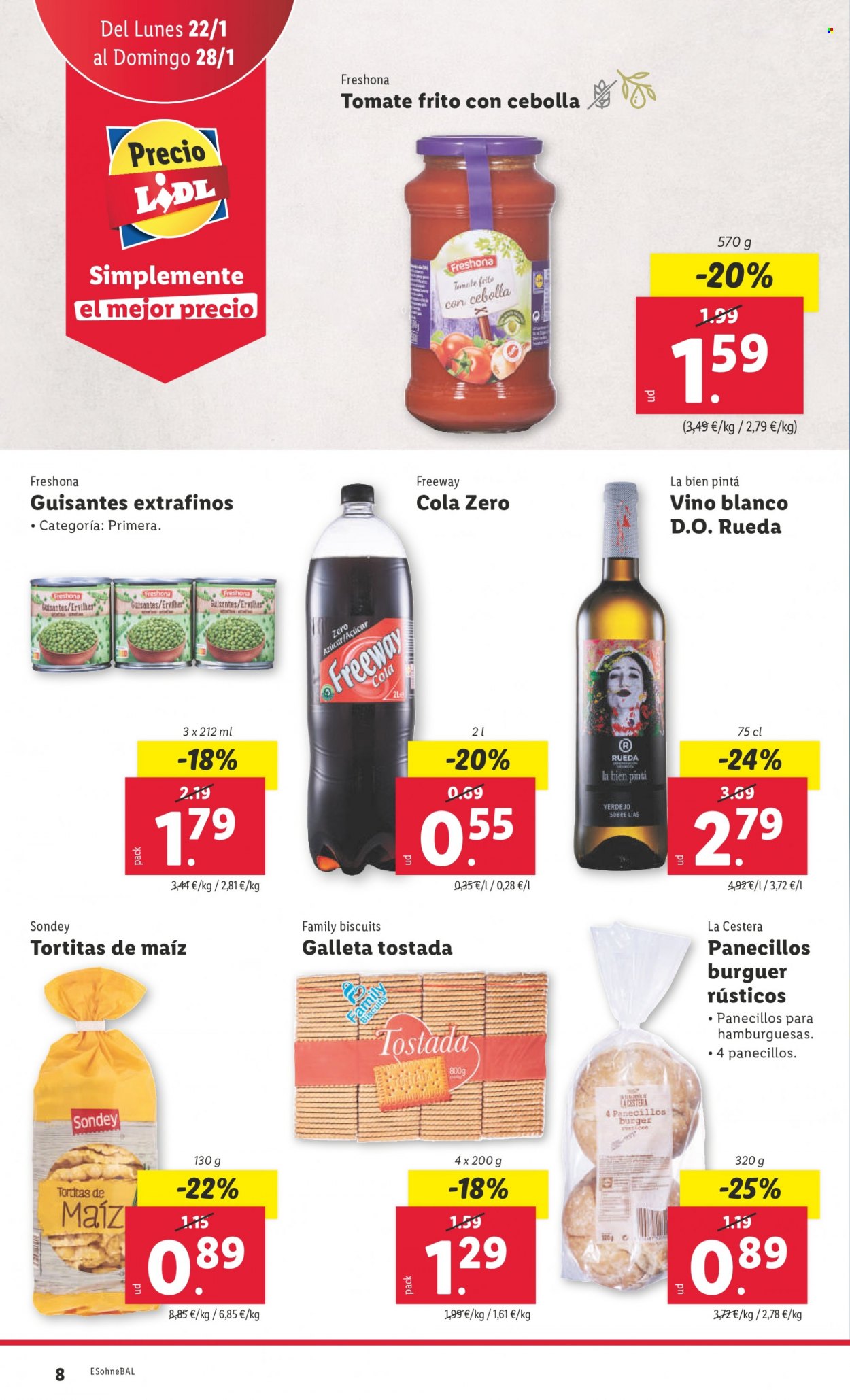 Folleto Lidl - 22/01/24 - 28/01/24. Página 8