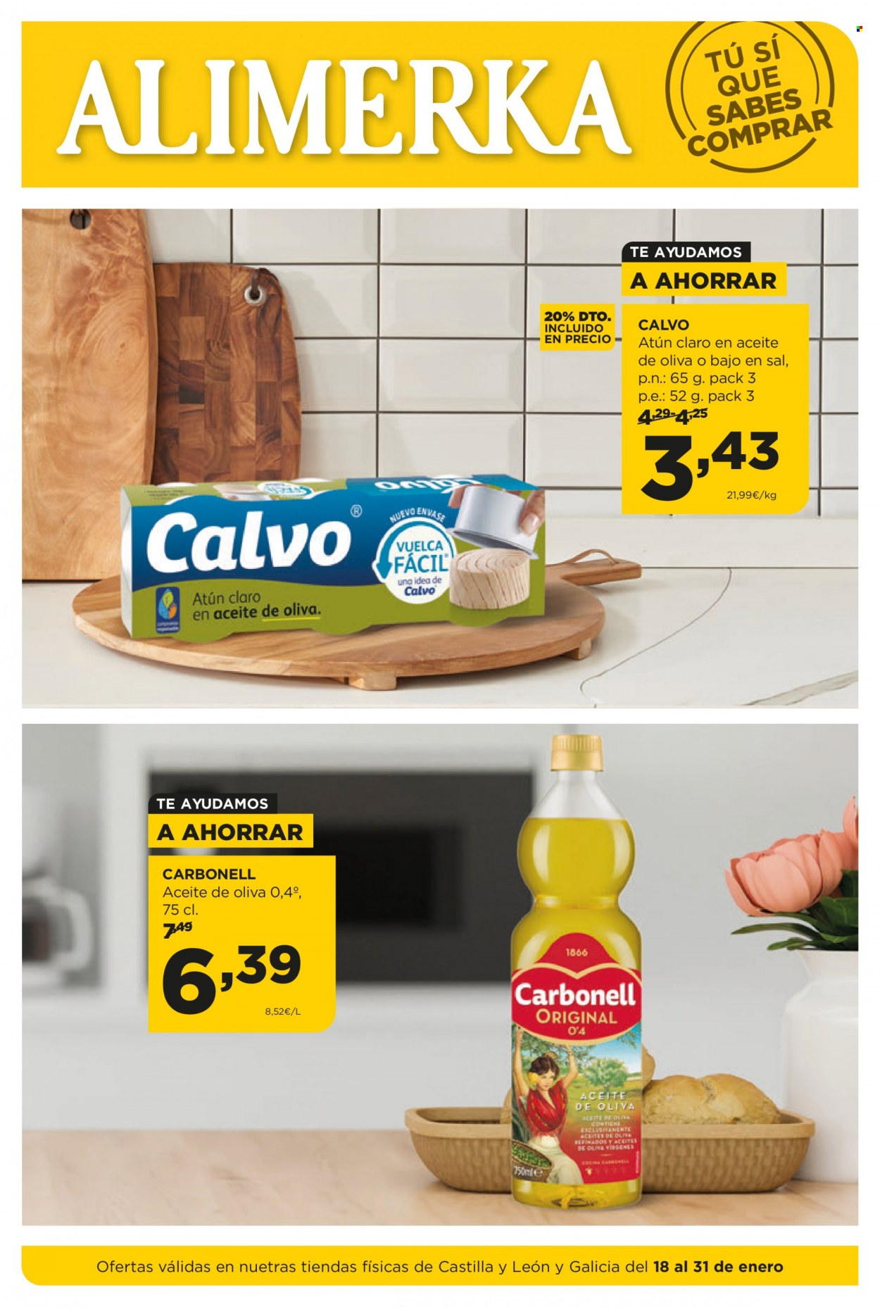 Folleto Alimerka - 18/01/24 - 31/01/24. Página 1