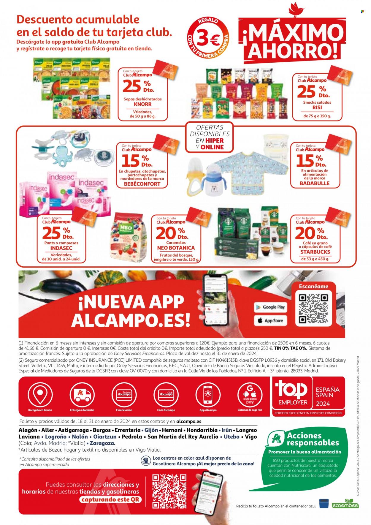 Folleto Alcampo - 18/01/24 - 31/01/24. Página 28