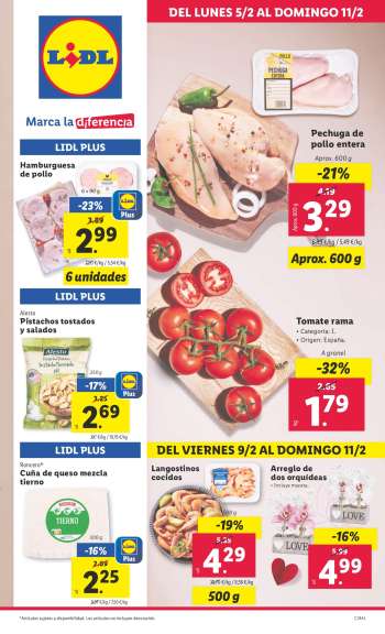 Folleto actual Lidl - 05/02/24 - 11/02/24.