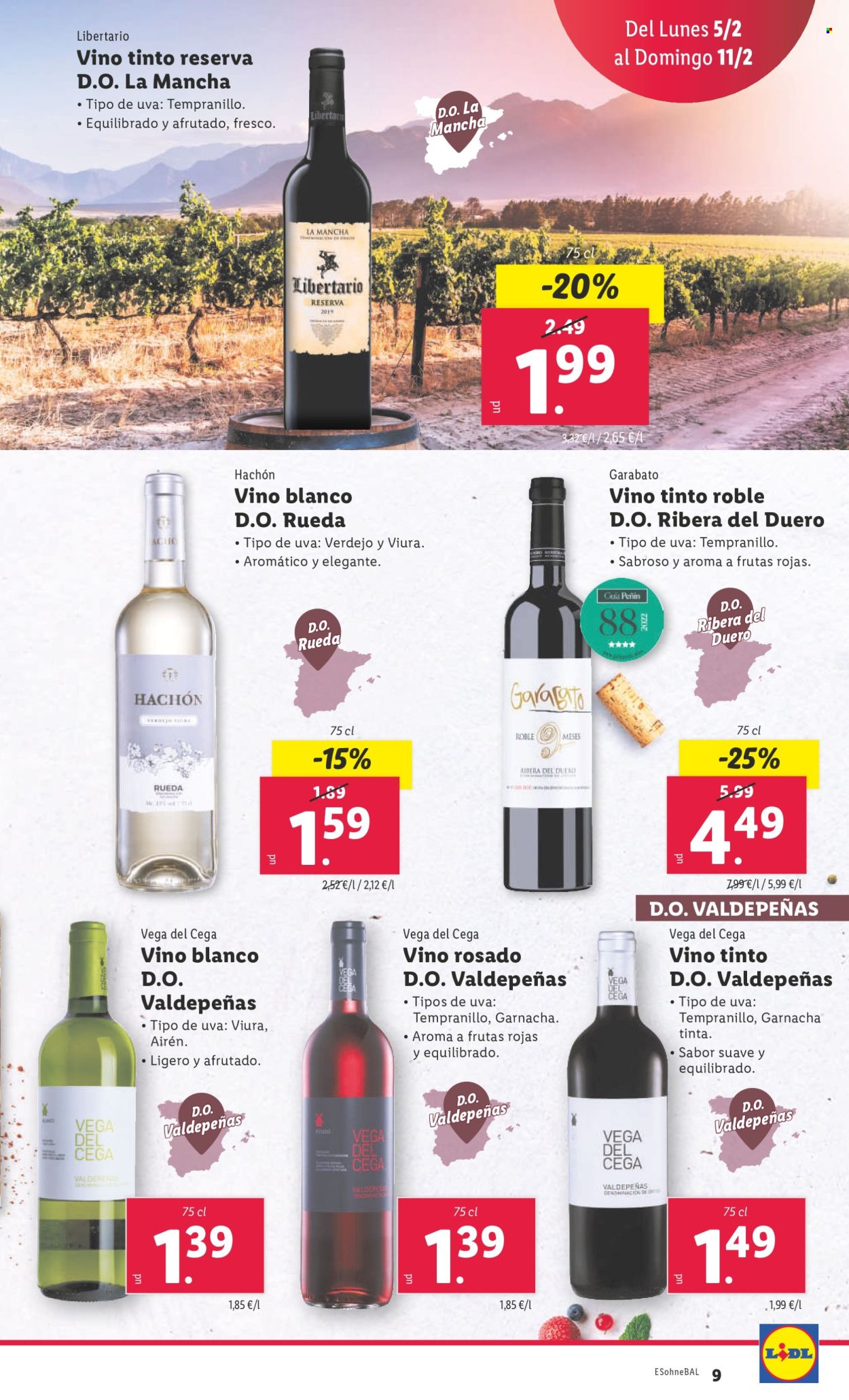 Folleto Lidl - 05/02/24 - 11/02/24. Página 9