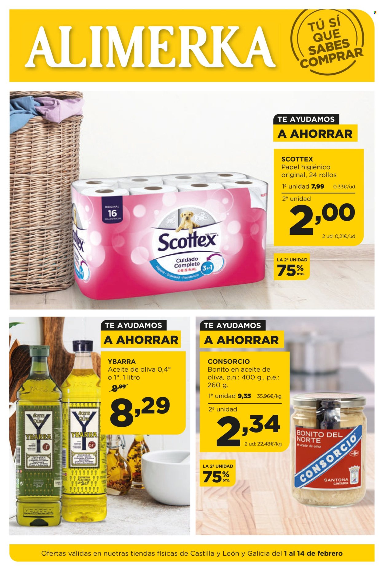 Folleto Alimerka - 01/02/24 - 14/02/24. Página 1