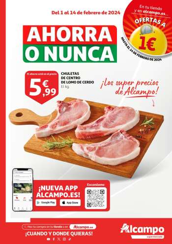 Folleto actual Alcampo - 01/02/24 - 14/02/24.