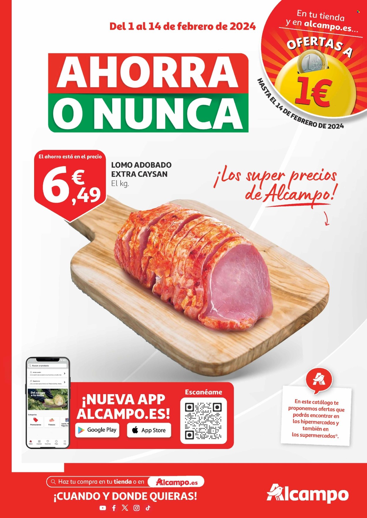 Folleto Alcampo - 01/02/24 - 14/02/24. Página 1