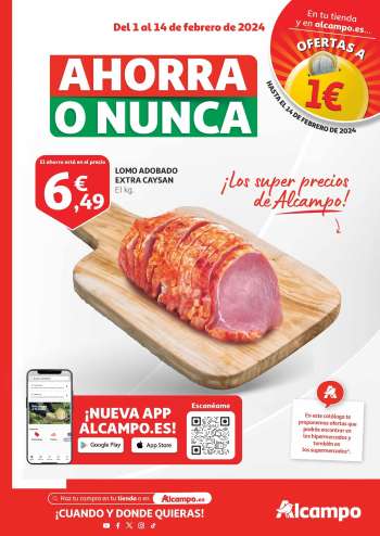 Folleto actual Alcampo - 01/02/24 - 14/02/24.