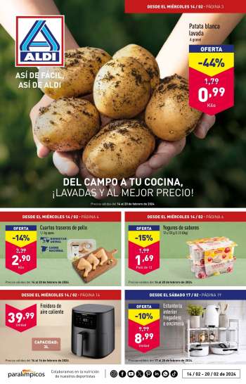 Folleto actual Aldi - 14/02/24 - 20/02/24.