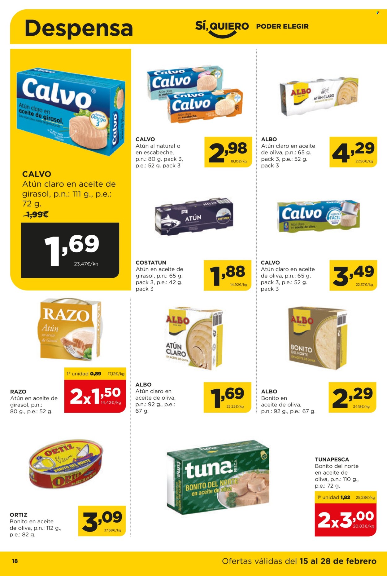 Folleto Alimerka - 15/02/24 - 28/02/24. Página 18