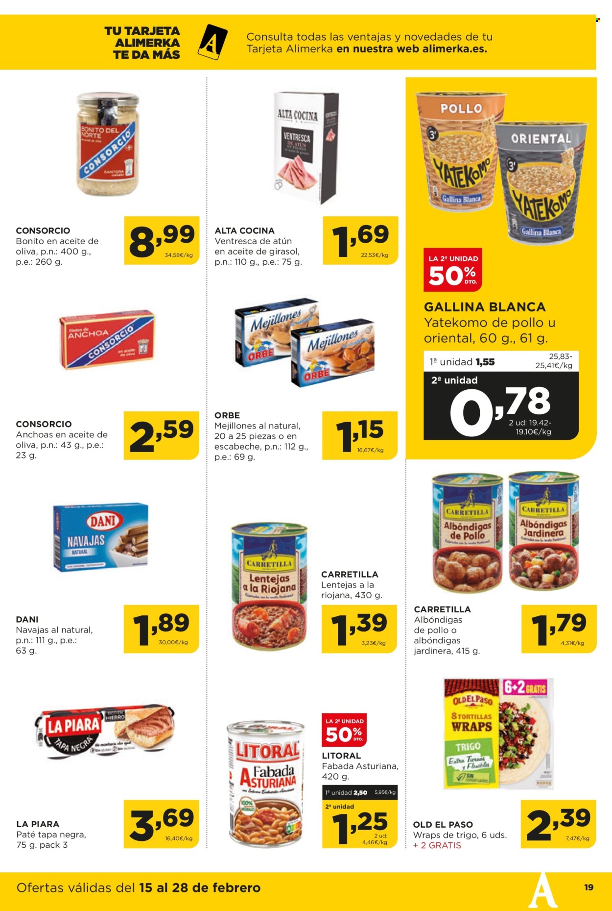 Folleto Alimerka - 15/02/24 - 28/02/24. Página 19