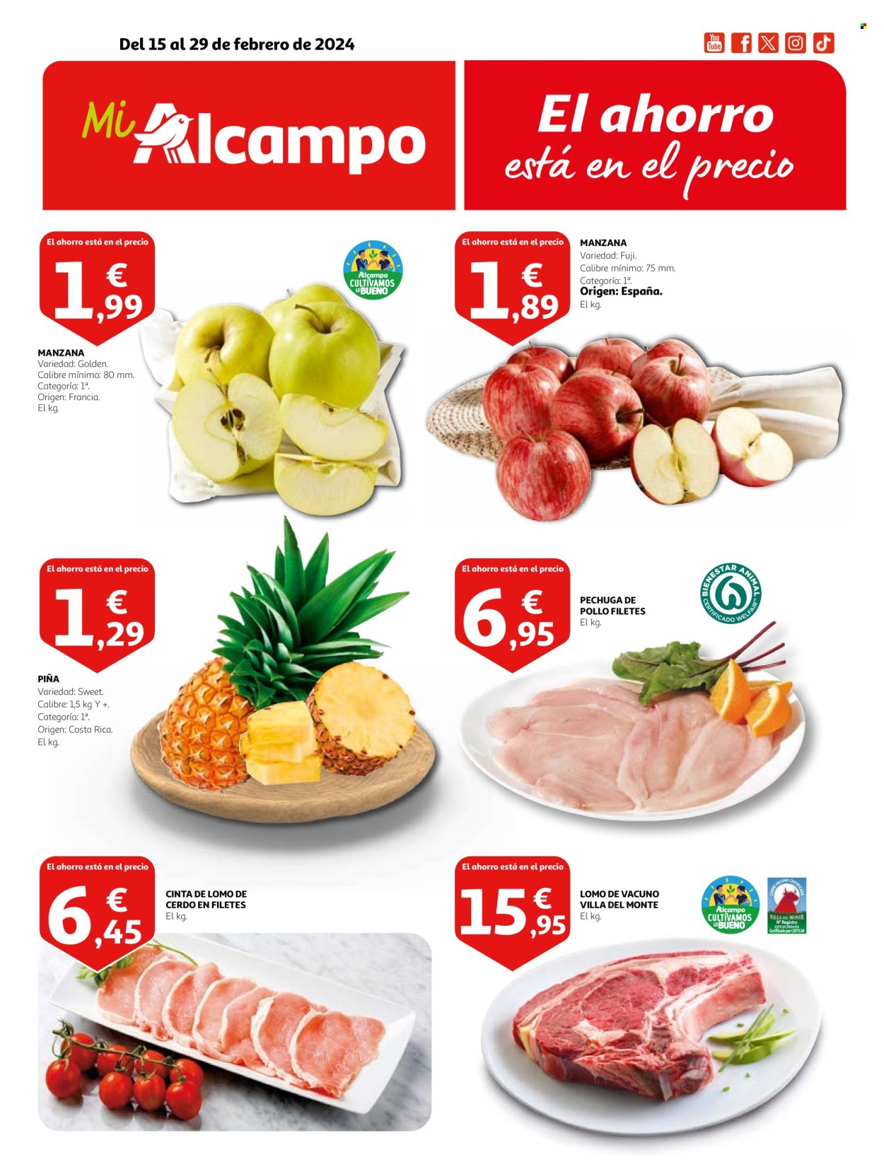 Folleto Alcampo - 15/02/24 - 29/02/24. Página 1