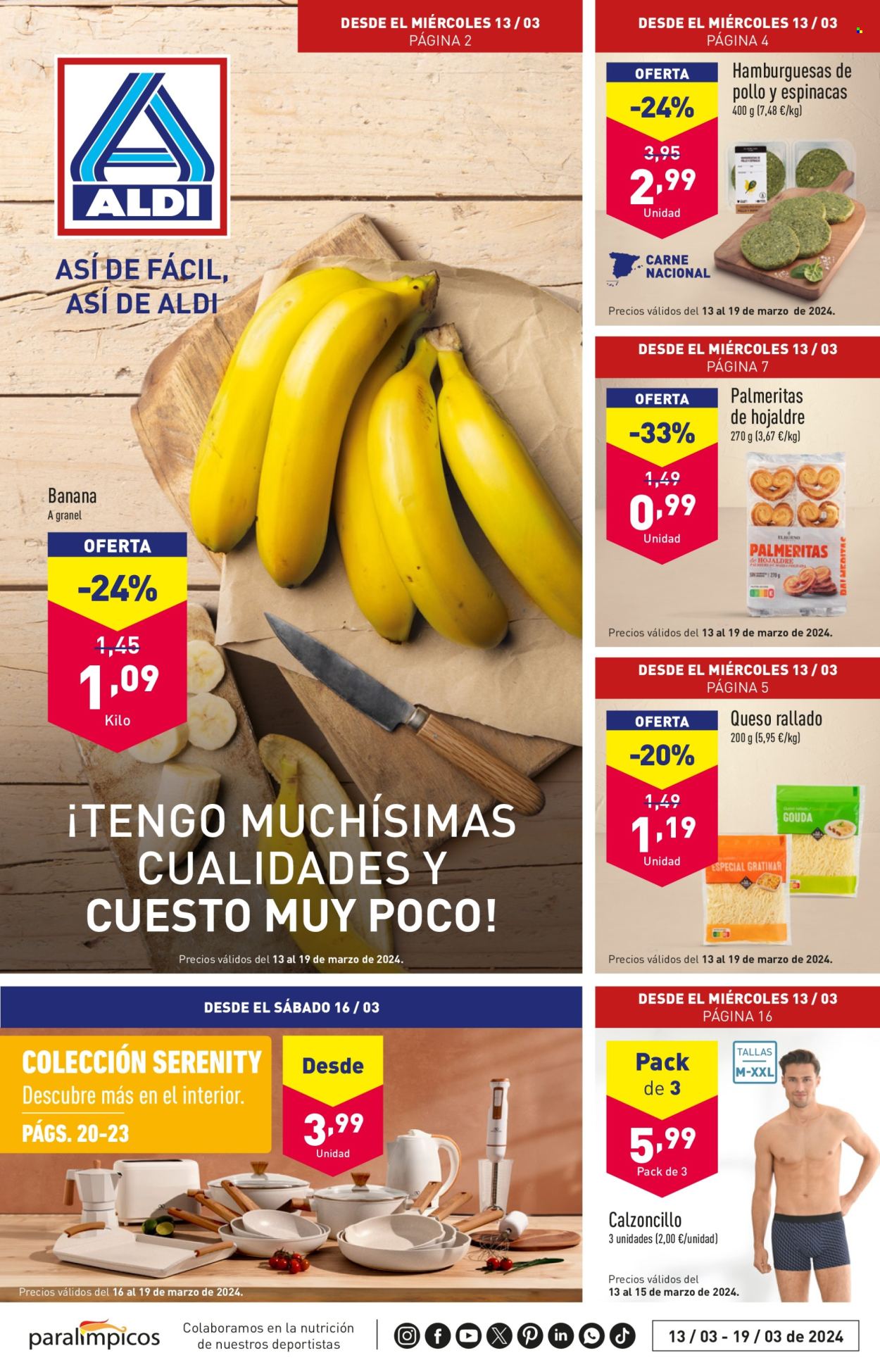 Folleto Aldi - 13/03/24 - 19/03/24. Página 1