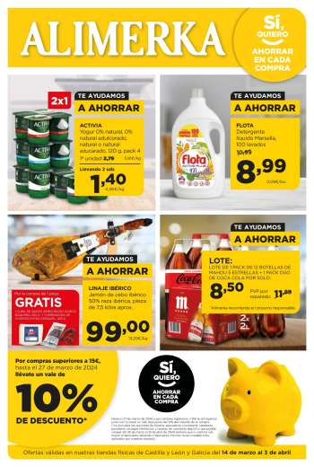 Folleto actual Alimerka - 14/03/24 - 03/04/24.
