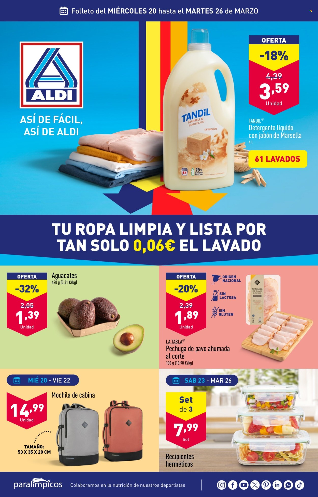 Folleto Aldi - 20/03/24 - 26/03/24. Página 1