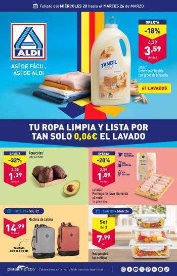 Folleto actual Aldi - 20/03/24 - 26/03/24.