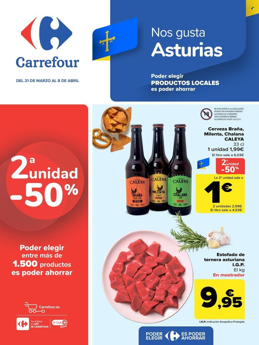 Folleto Carrefour - 21/03/24 - 08/04/24. Página 1