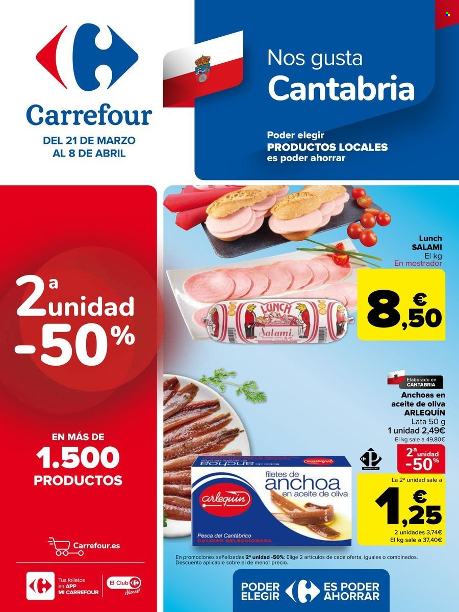 Folleto Carrefour - 21/03/24 - 08/04/24. Página 1