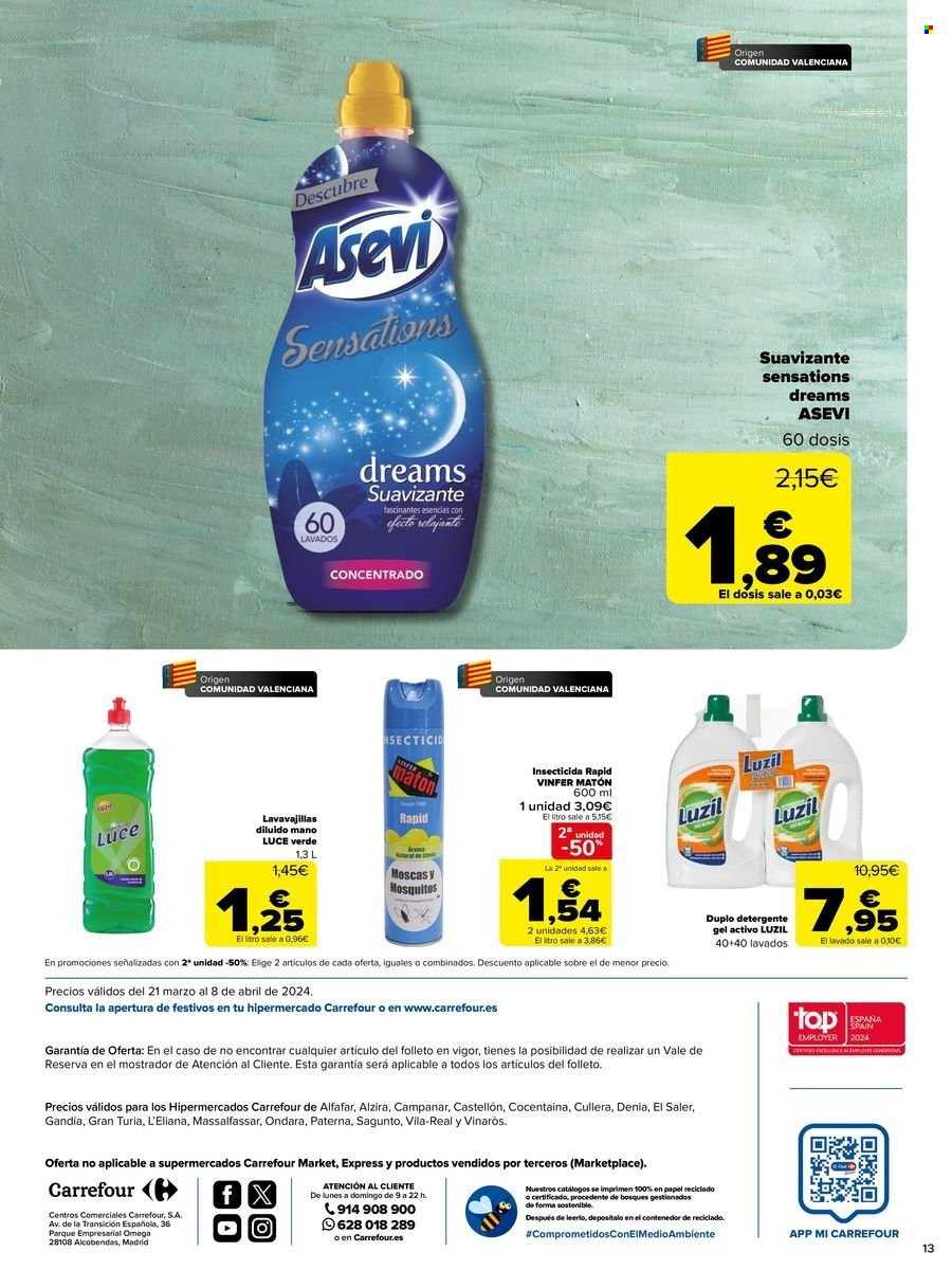 Folleto Carrefour - 21/03/24 - 08/04/24. Página 13