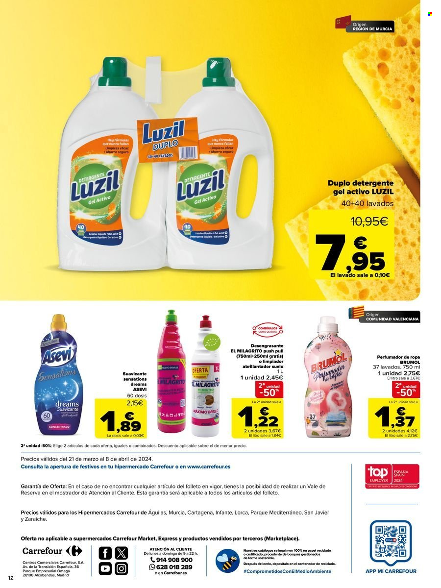 Folleto Carrefour - 21/03/24 - 08/04/24. Página 12