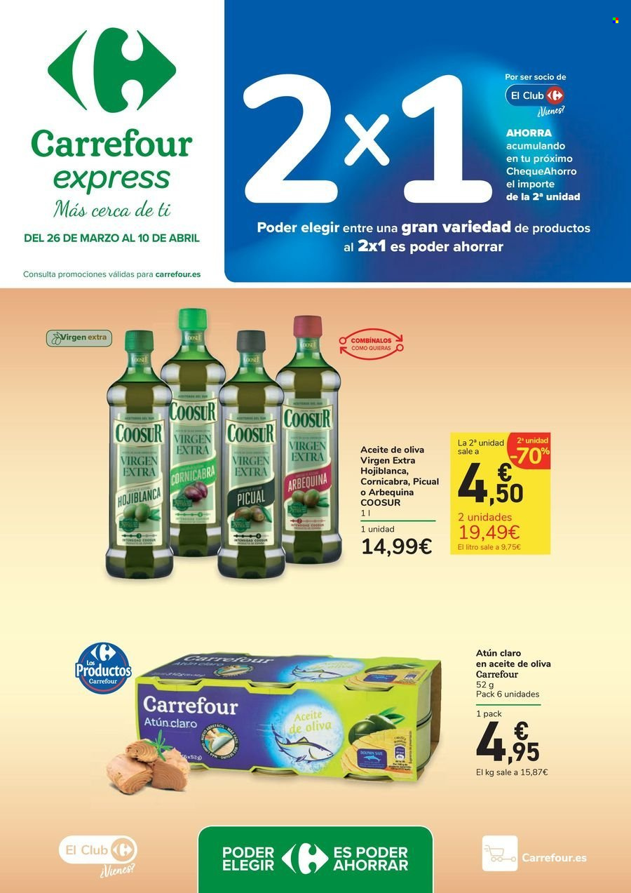 Folleto Carrefour - 26/03/24 - 10/04/24. Página 1