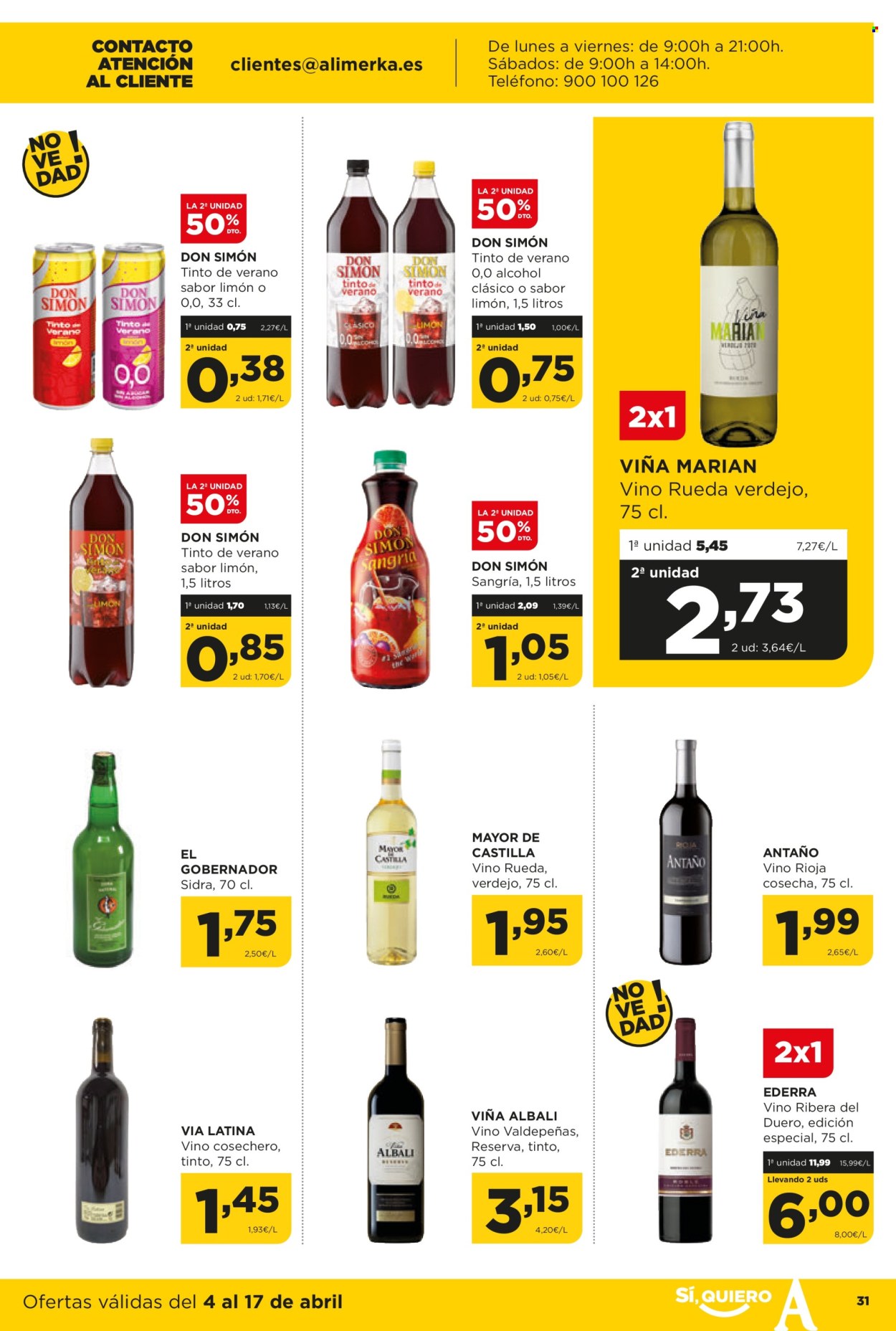 Folleto Alimerka - 04/04/24 - 17/04/24. Página 31