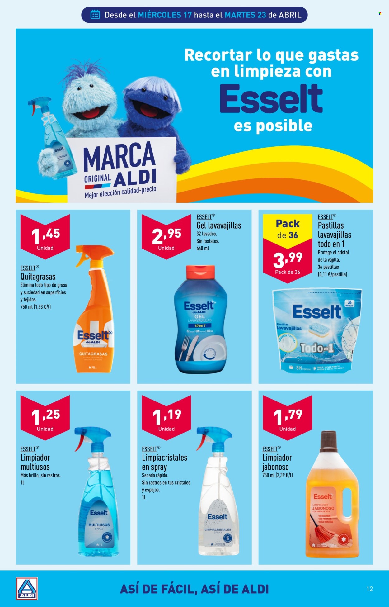 Folleto Aldi - 17/04/24 - 23/04/24. Página 12