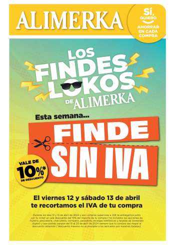 Folleto actual Alimerka - 11/04/24 - 13/04/24.
