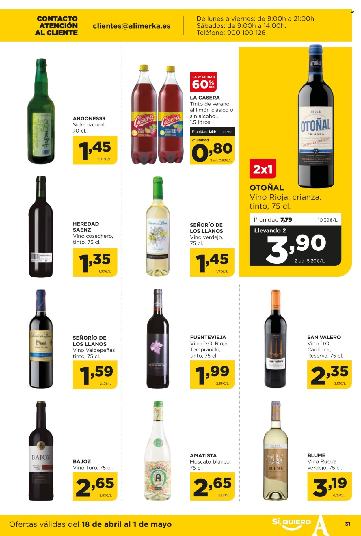 Folleto Alimerka - 18/04/24 - 01/05/24. Página 31