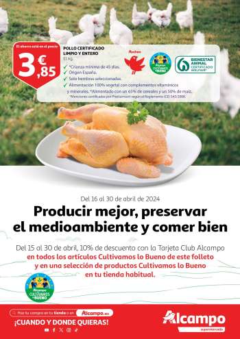 Folleto actual Alcampo - 16/04/24 - 30/04/24.