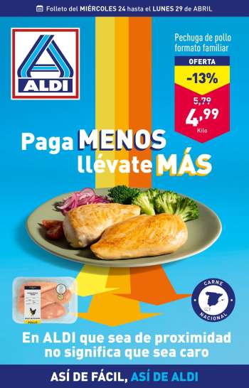 Folleto actual Aldi - 24/04/24 - 30/04/24.