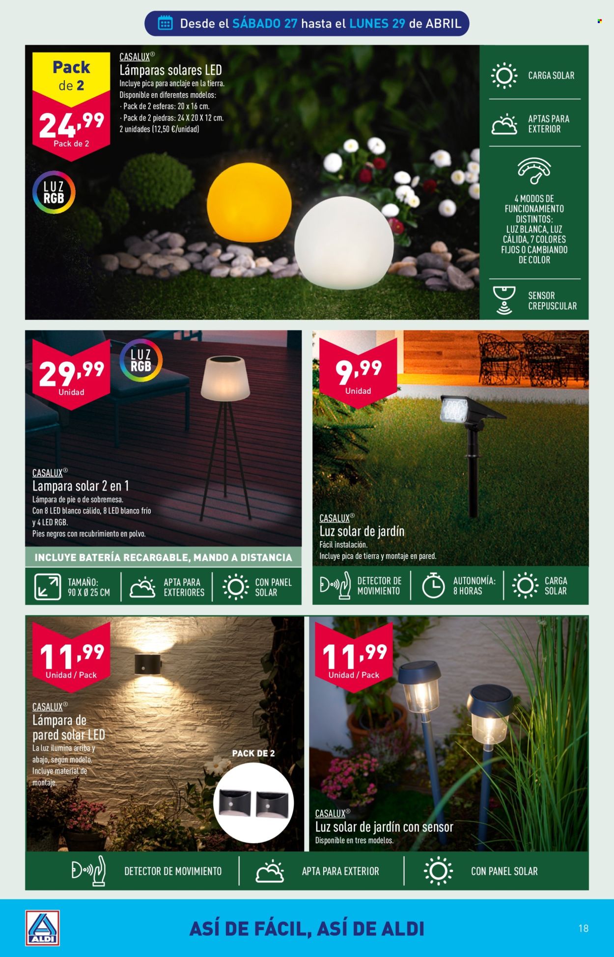 Folleto Aldi - 24/04/24 - 29/04/24. Página 18
