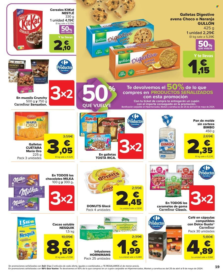 Folleto Carrefour - 18/04/24 - 24/04/24. Página 19