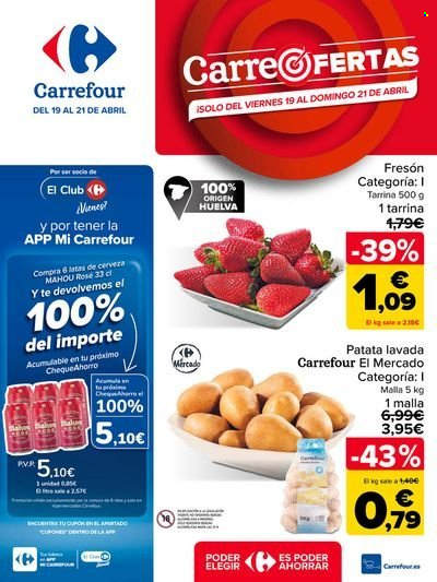 Folleto Carrefour - 19/04/24 - 21/04/24. Página 1