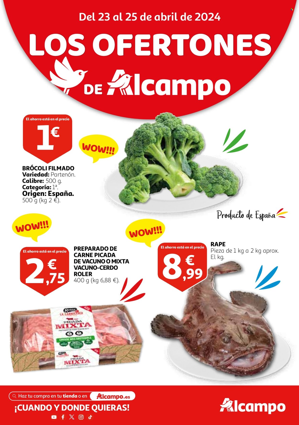 Folleto Alcampo - 23/04/24 - 25/04/24. Página 1