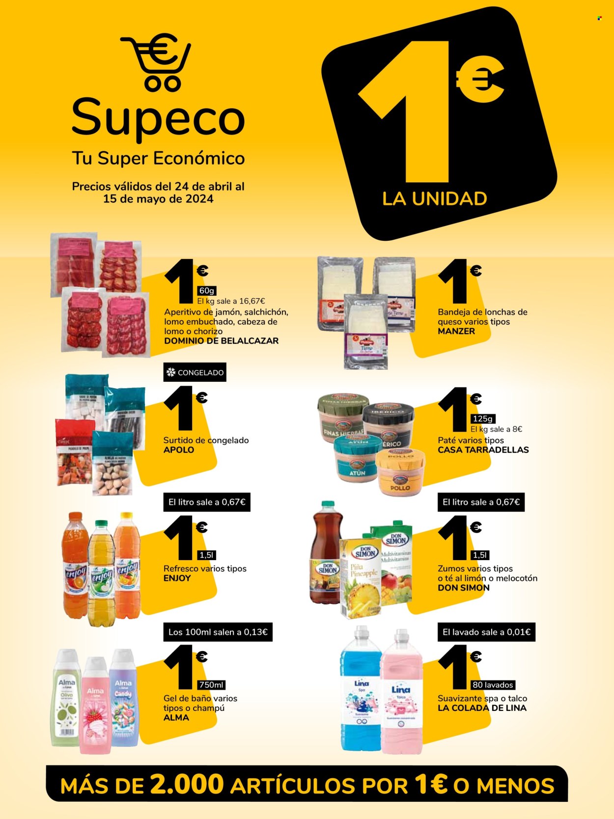 Folleto Supeco - 24/04/24 - 15/05/24. Página 1