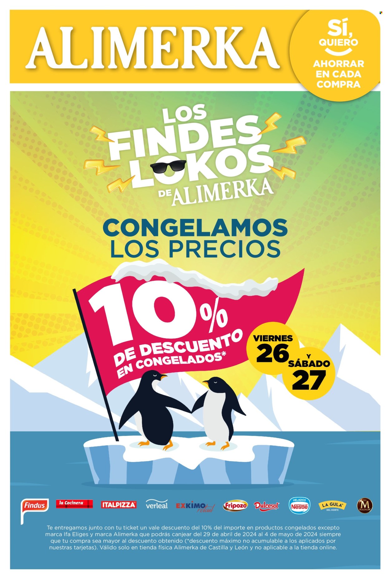 Folleto Alimerka - 25/04/24 - 28/04/24. Página 1