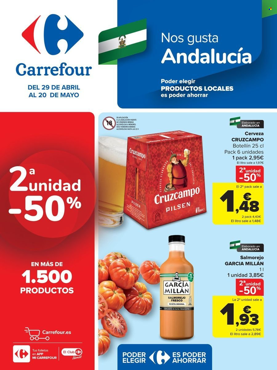 Folleto Carrefour - 29/04/24 - 20/05/24. Página 1
