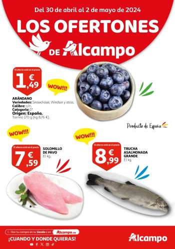 Folleto actual Alcampo - 30/04/24 - 02/05/24.