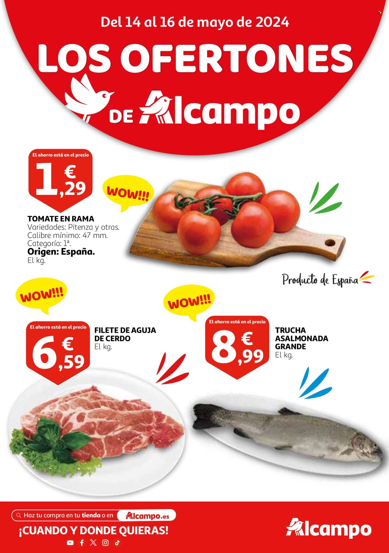 Folleto Alcampo - 14/05/24 - 16/05/24. Página 1