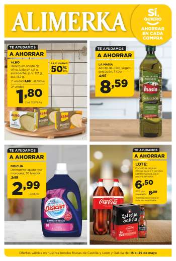 Folleto actual Alimerka - 16/05/24 - 29/05/24.