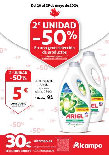 Folleto actual Alcampo - 16/05/24 - 29/05/24.