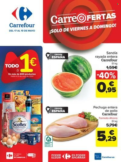 Folleto Carrefour - 17/05/24 - 19/05/24. Página 1