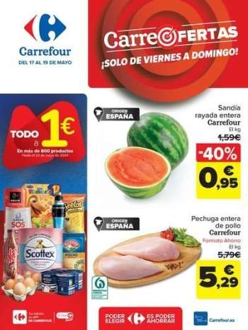 Folleto actual Carrefour - 17/05/24 - 19/05/24.