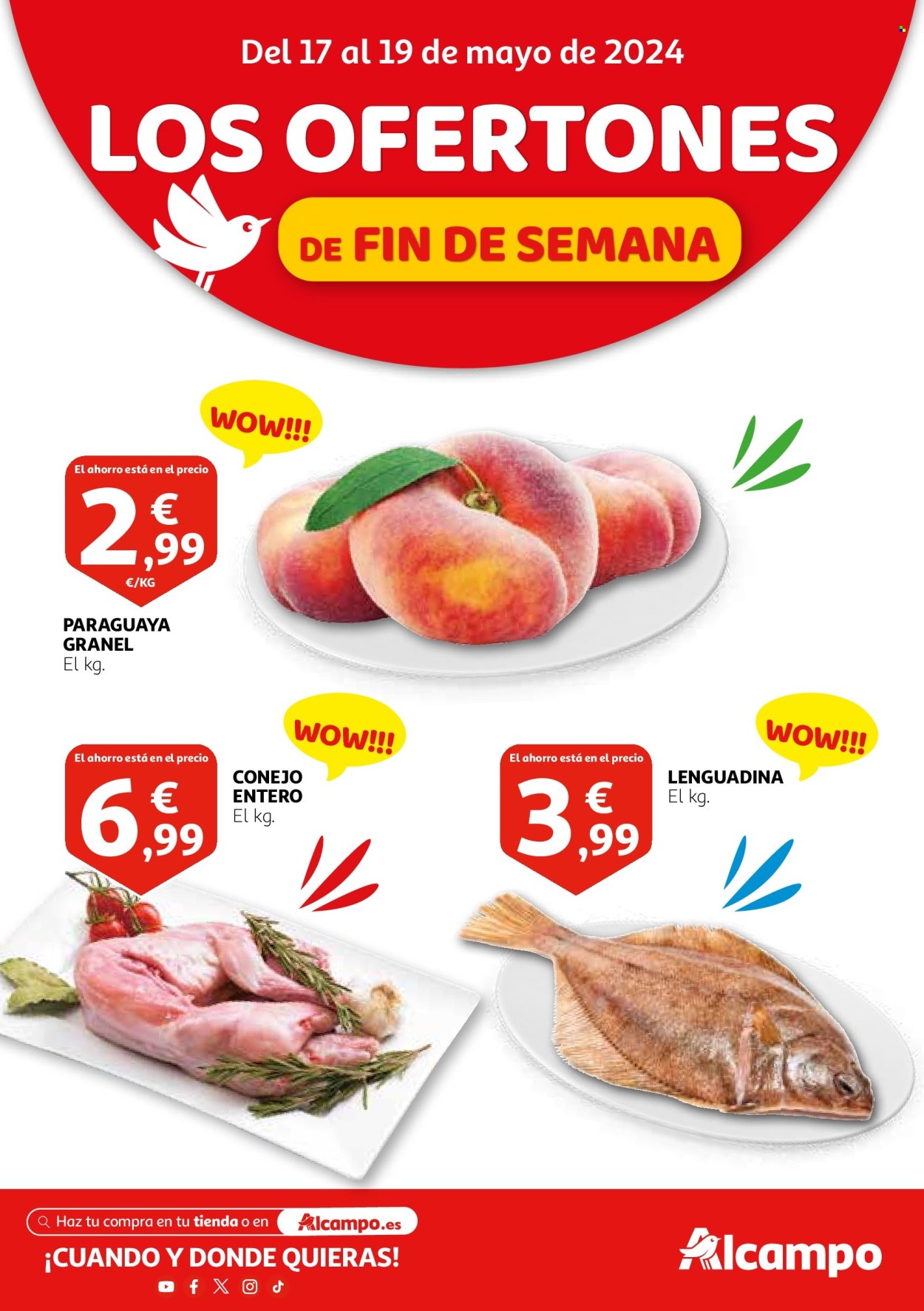 Folleto Alcampo - 17/05/24 - 19/05/24. Página 1