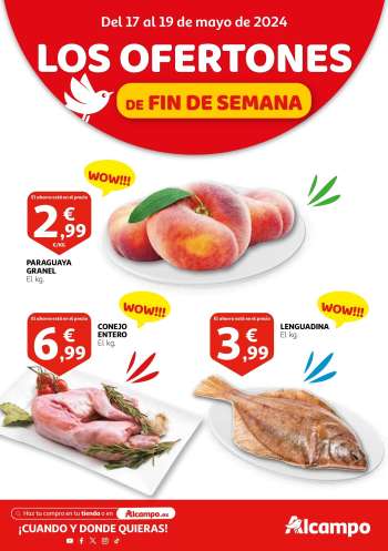 Folleto actual Alcampo - 17/05/24 - 19/05/24.