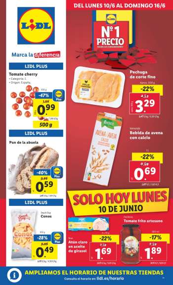 Folleto actual Lidl - 10/06/24 - 16/06/24.