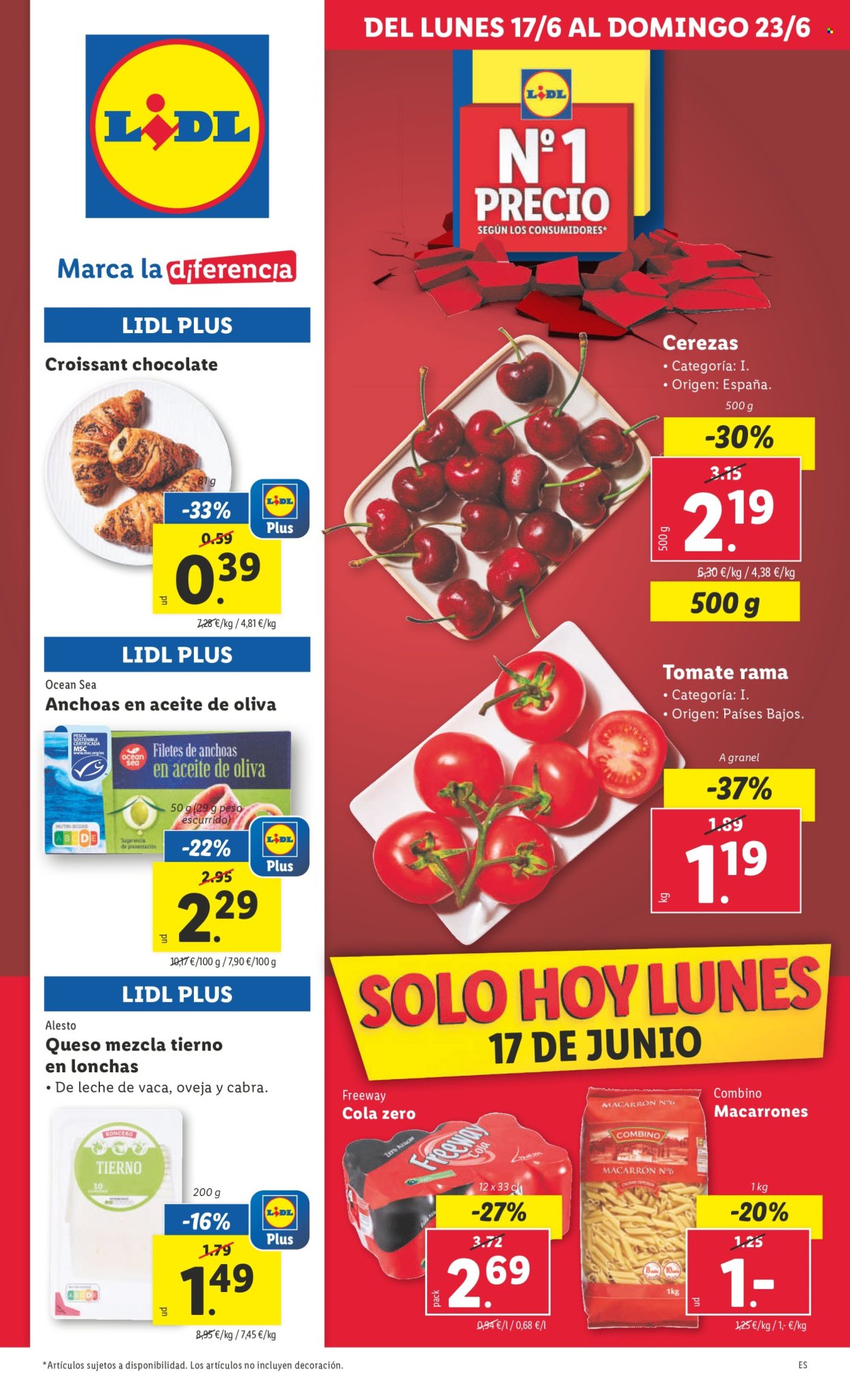 Folleto Lidl - 17/06/24 - 23/06/24. Página 1