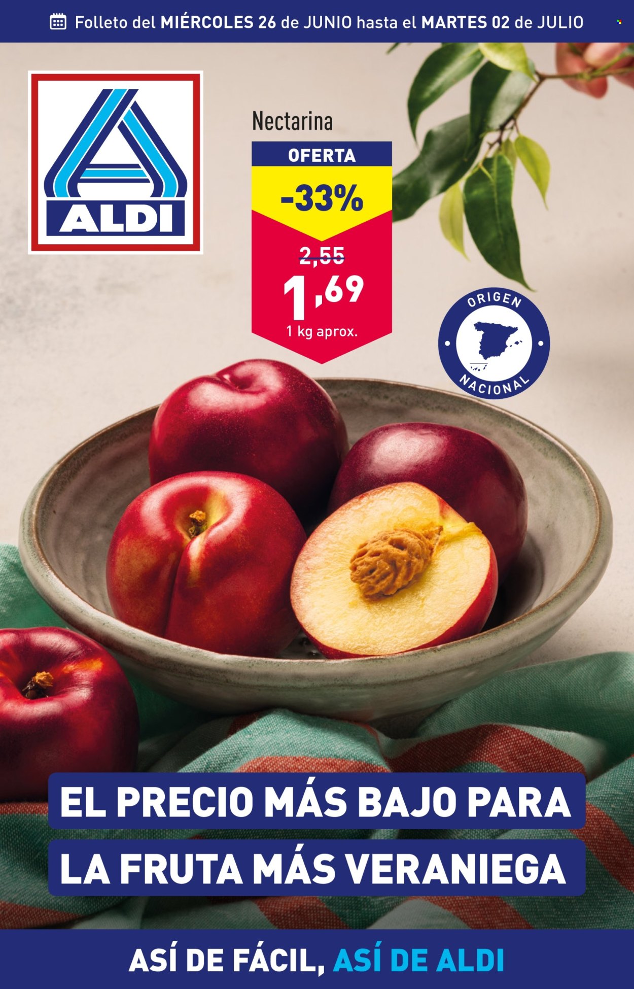 Folleto Aldi - 26/06/24 - 02/07/24. Página 1