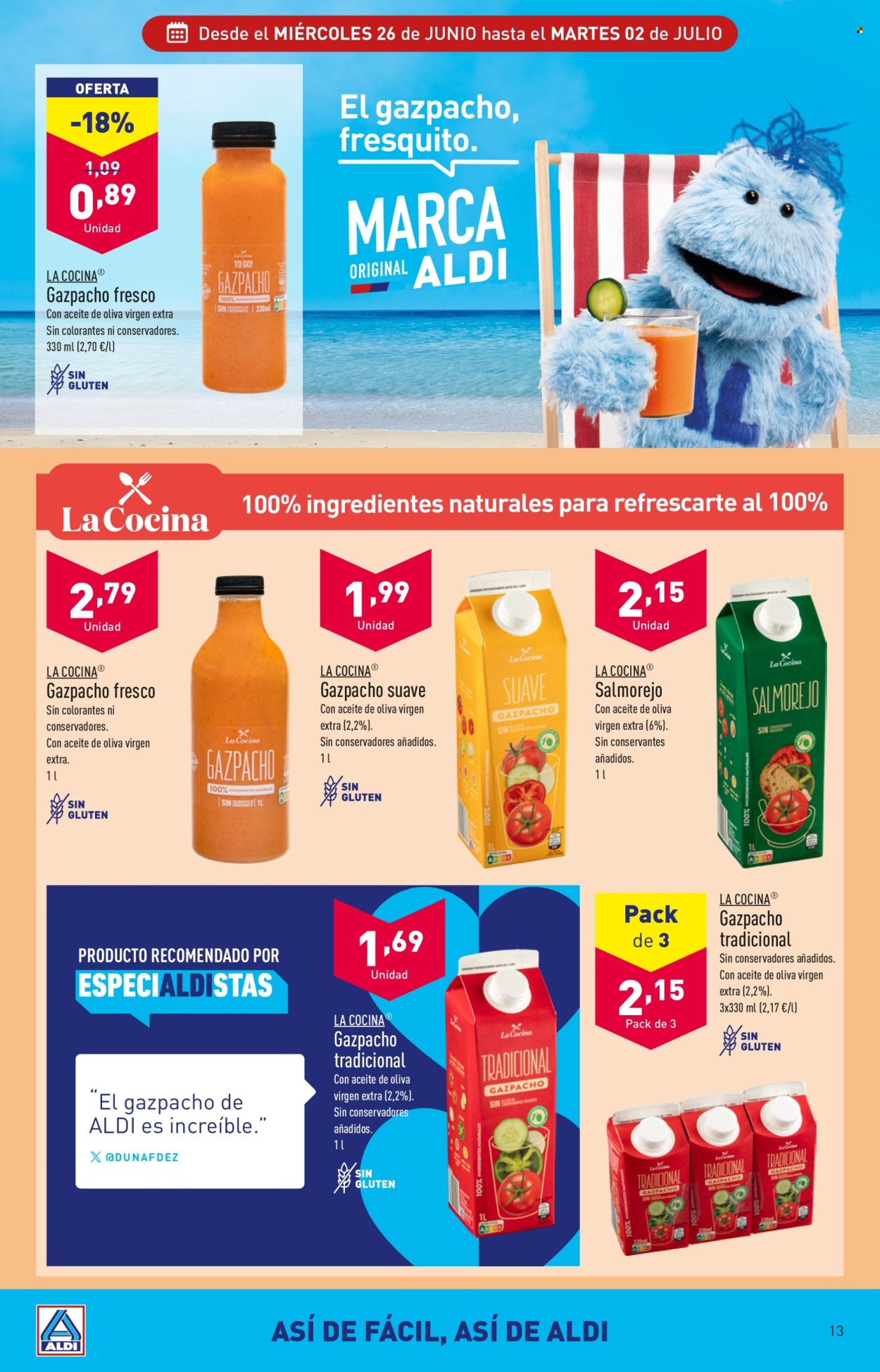 Folleto Aldi - 26/06/24 - 02/07/24. Página 13