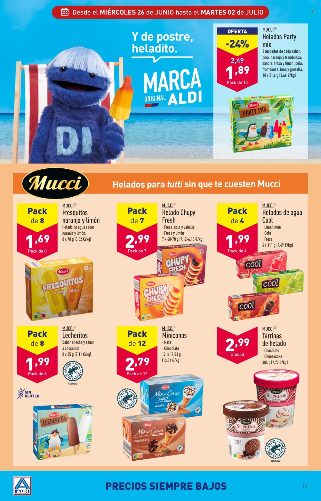 Folleto Aldi - 26/06/24 - 02/07/24. Página 14